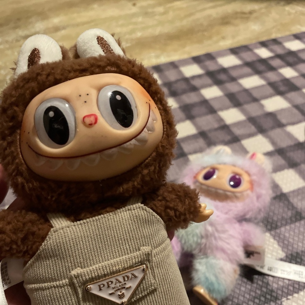 100% Authentic Pop Mart Rare Labubu Chestnut Cocoa and Labubu Big Into Energy